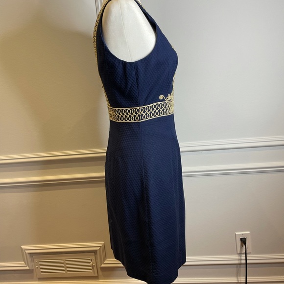 Lilly Pulitzer Aveline Shift NWT Navy Gold 2 - Picture 8 of 16